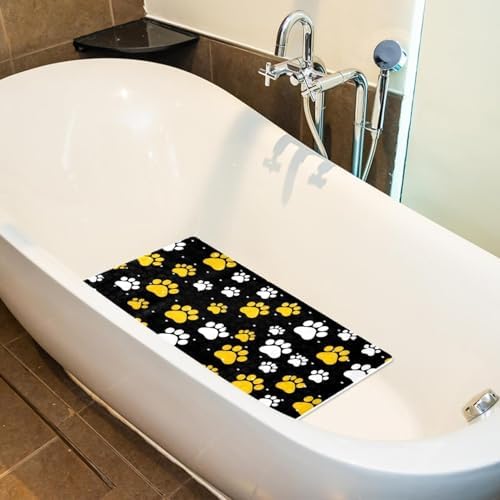 Bath Tub Shower Mat, Washable Bathtub Floor Mats, Suction Cups and Drain Holes - Image 5