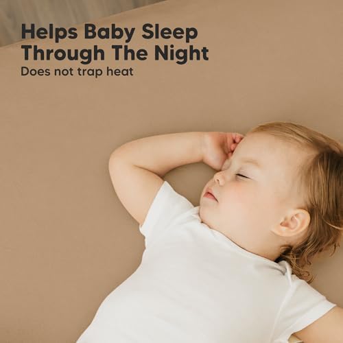 2-Pack Mini Crib Sheets Fitted, 38x26 Pack N Play Mattress Sheets - Image 5