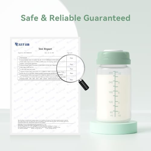 10oz Breastmilk Storage Bottle, Breast Milk Container Collection Bottles - Image 4