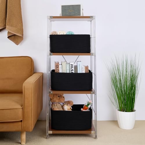 MiniArk Large Storage Baskets for Shelves, Baby Nursery, Toy Baskets Box - Image 4