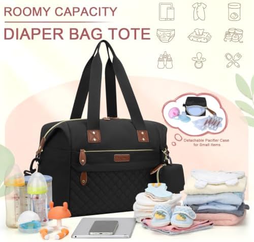 Pritent Diaper Bag Tote Waterproof Maternity Baby Bags - Image 3