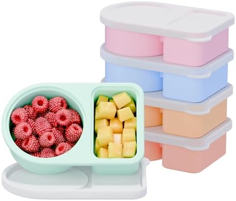 5 Pack Silicone Snack Containers by Unknown