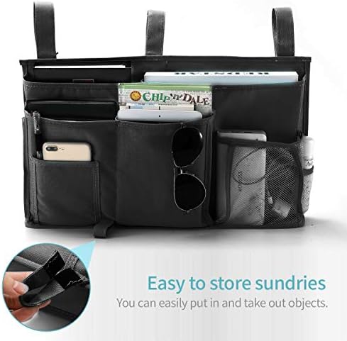 Bseash Bunk Bed Organizer, Bedside Caddy Hanging Bed Organizer Storage Bag 8 - Image 4