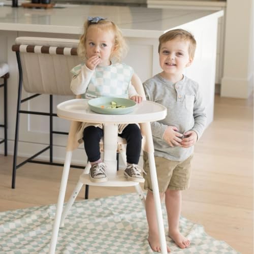 Tiny Twinkle Splat Mat for Under High Chair or Table | 44" x 44" Waterproof & - Image 5