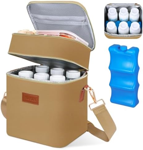 PIIOSER Breastmilk Cooler Travel Bag by PIIOSER