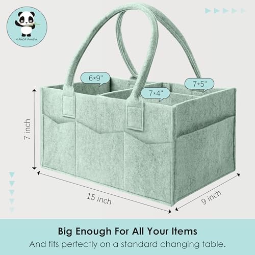 HIPHOP PANDA 2-Pack Diaper Caddy Organizer - Image 6