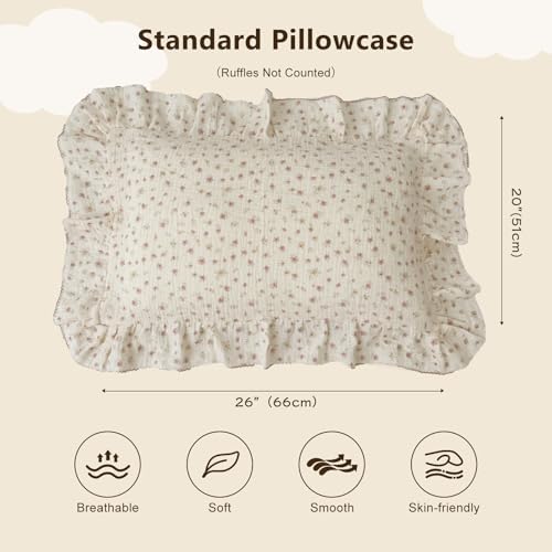 BuLuTu 100% Cotton Kids Toddler Pillowcases Standard - Image 2