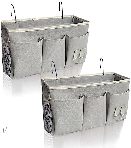 Bedside Caddy, Bedside Hanging Storage Organizer forBunk and Hospital Beds by SMALIGOLA