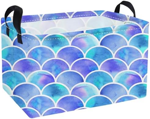 Essme Rectangular Girl Basket, Kids Storage Bins Organizer by ESSME