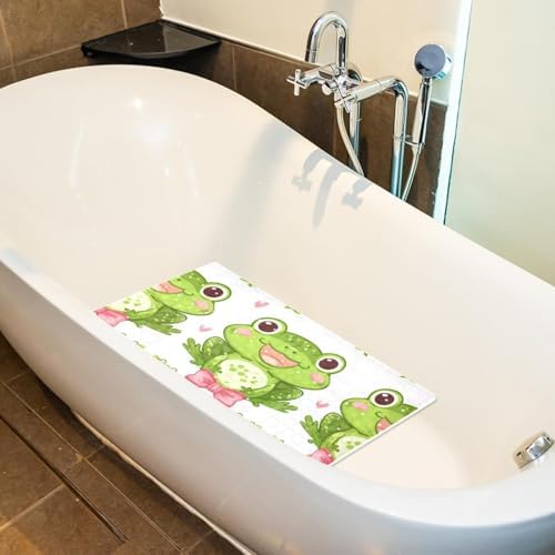 Non Slip Shower Mat Bathtub Mat 15.1x26.8 Inch, Quick Dry Bath Mat - Image 5