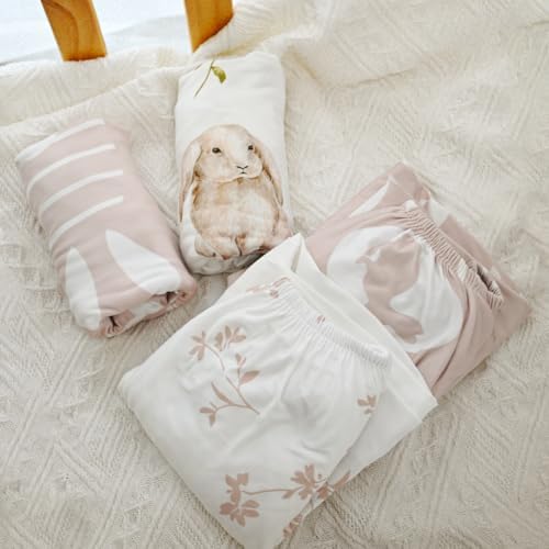 Baby Bassinet Sheets 4 Pack, Fits Rectangle Round Oval Hourglass Mattress - Image 7