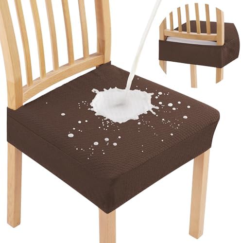 Smiry Waterproof Seat Covers for Dining Room Chairs by Smiry