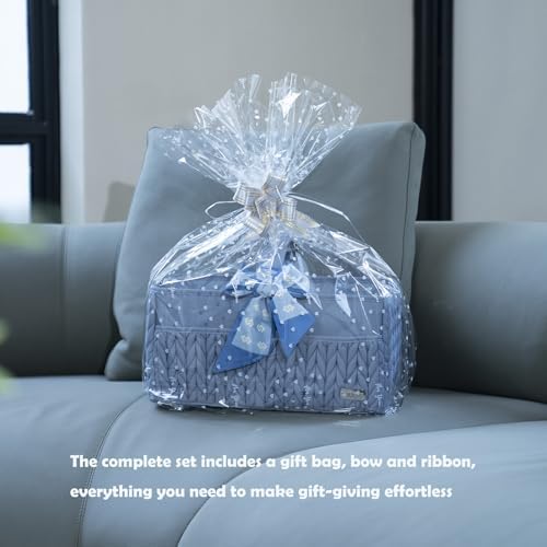 Luxurious Baby Diaper Caddy, Nursery Storage Basket - Image 2