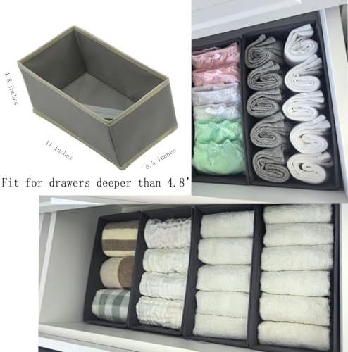 Bructhun Sock Drawer Organizer 9 Pack - Image 4