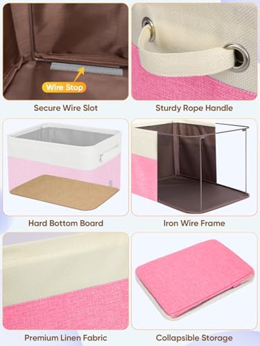BALEINE 2 Pack Fabric Closet Storage Bins - Image 6