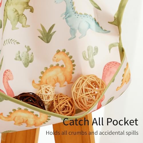 3-Pack Mess Proof Baby Bibs for Eating, Lightweight - Image 4