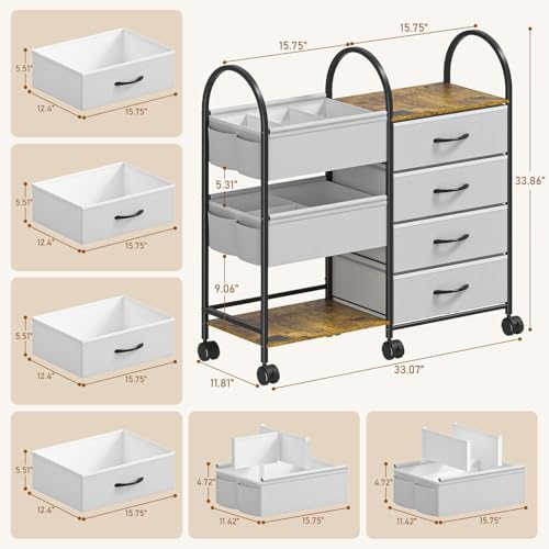 Baby Diaper Caddy Organizer Cart - Image 2