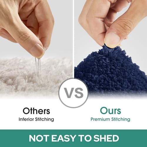 HOMEIDEAS Bathroom Rugs Sets 2 Piece, Super Soft and Absorbent Non Slip - Image 6