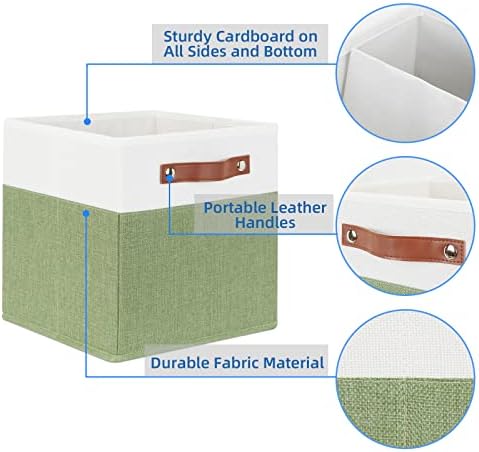Temary Fabric Storage Bin 11x11 Cube Storage Bins - Image 3