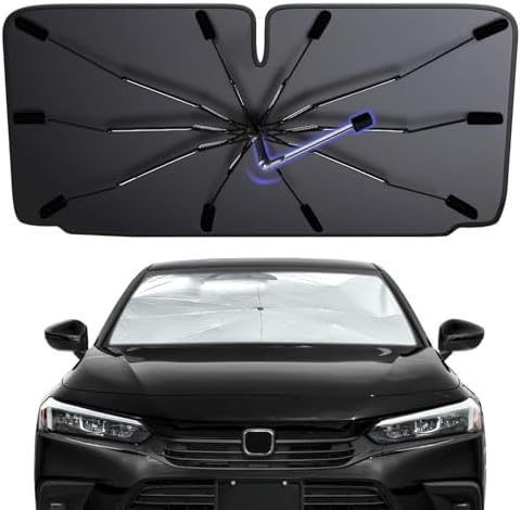 2026 Windshield Sun Shade Umbrella, Foldable Car Sunshade by MakeLifeBetter