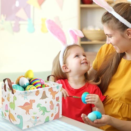 Rectangular Easter Dinosaur Basket, Waterproof kids toy storage box bedroom - Image 2