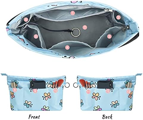 Vercord Premium Nylon Purse Organizer Tote Handbag Insert Organizers Bag in Bag - Image 4