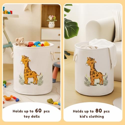 Kids Laundry Basket Baby Hamper - Image 3
