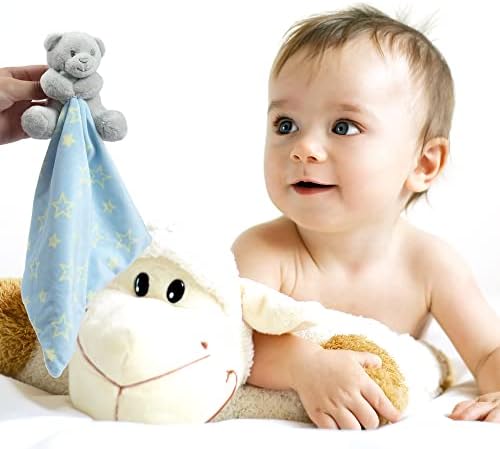 CREVENT Soft Plush Animal Face Security Blankets - Image 5