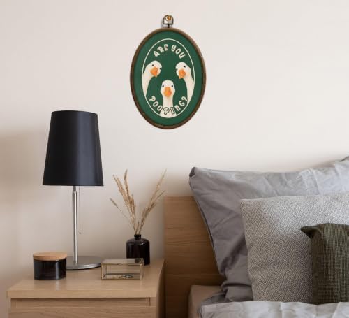 are You Pooping Wall Art, Funny Goose Bathroom Wall Art, Waterproof - Image 6