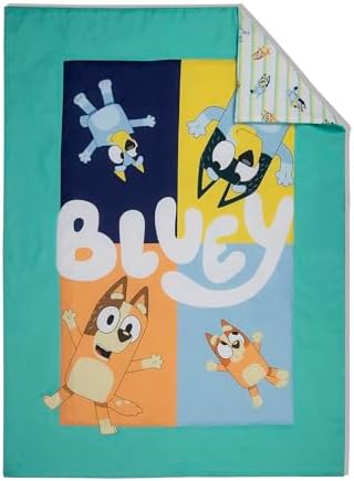 Bluey 4 Piece Toddler Bedding Set – Includes Comforter, Sheet Set – Fitted Top - Image 3