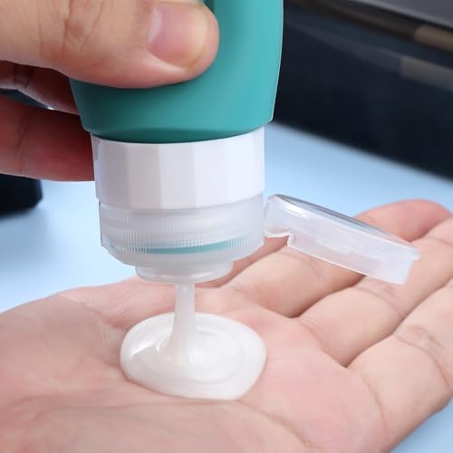 Mrsdry Travel Bottles for Toiletries, Tsa Approved 2oz Travel size Bottles - Image 4