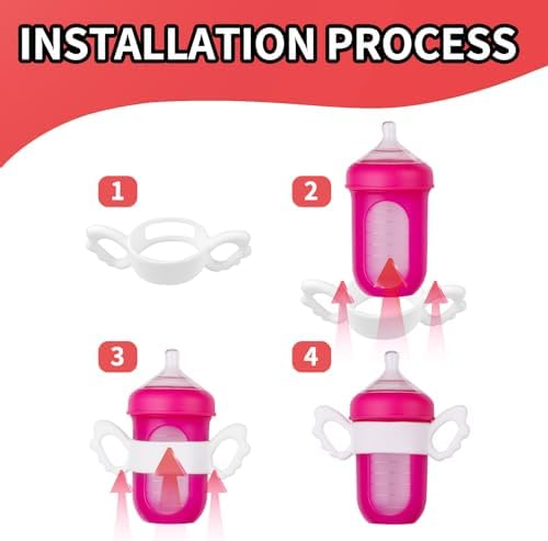 Ajrwiiy 3 Pack Baby Bottle Handles - Image 4