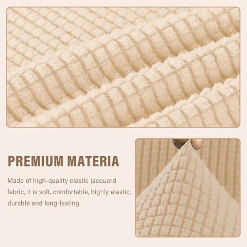 Nursery Rocking Chair Cover Stretch Glider Chair Covers Jacquard Modern Reading - Image 4