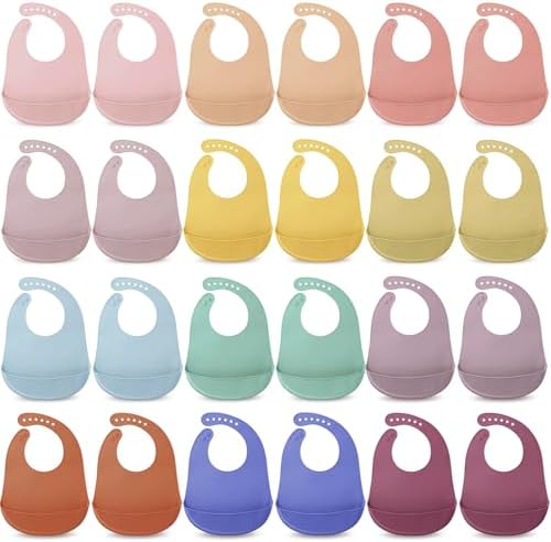 Mepase Silicone Bibs Waterproof Silicone Baby Bibs by Mepase