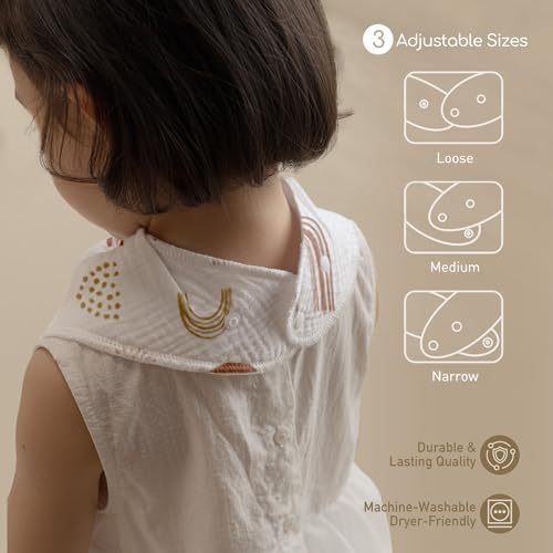 8 Pack Muslin Baby Bandana Bibs - Image 4