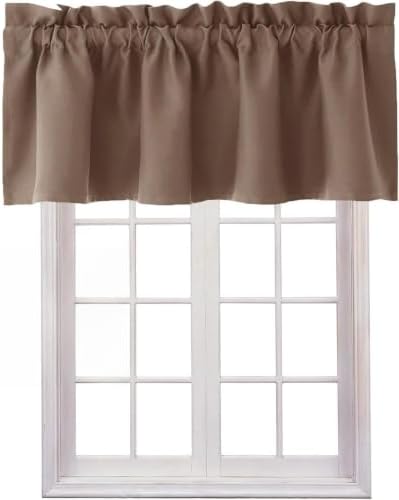 Hiasan Cappuccino Valance Curtains by Hiasan