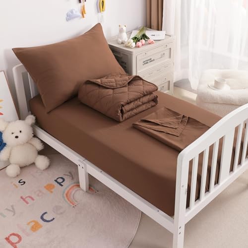 NTBAY Toddler Microfiber Bedding Set, 4 Piece by NTBAY