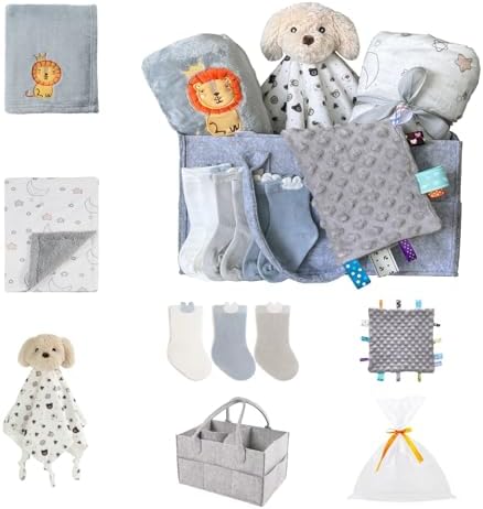 CREVENT Gift Set for Newborns -Diaper Caddy Organizer Basket by CREVENT