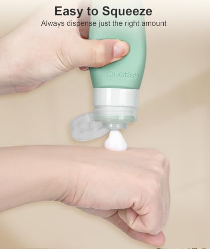 Quatish Travel Bottles for Toiletries 6 Pack, Original Patented Leakproof 3 oz - Image 5