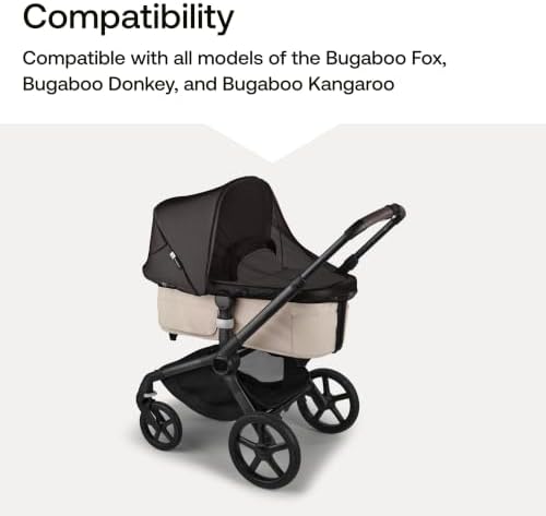 Bugaboo Mosquito Net for Fox, Donkey & Kangaroo Strollers – Soft Mesh Insect - Image 5