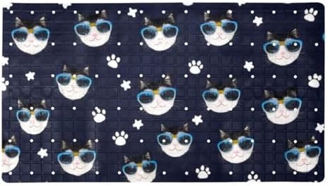 Non Slip Shower Mat Bathtub Mat 15.1x26.8 Inch, Quick Dry Bath Mat by Anna+Cowper