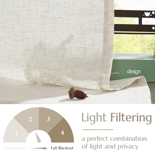 jinchan Linen Valance Curtain - Image 6
