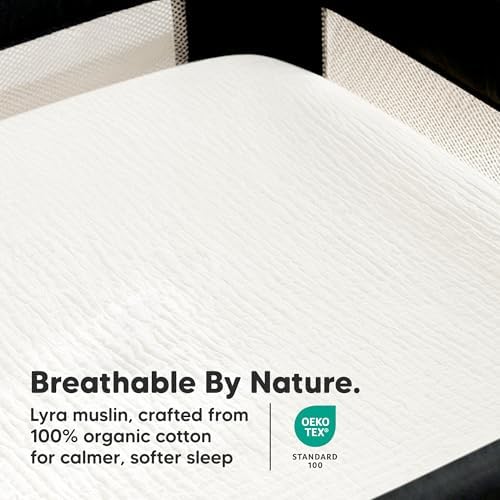 2pk Muslin Mini Crib Sheets for Boys, 38x26 Fitted Sheet - Image 4