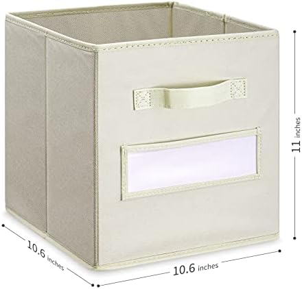 11 Inch Storage Cube, Storage bin Foldable Fabric Cube Storage Bins - Image 3
