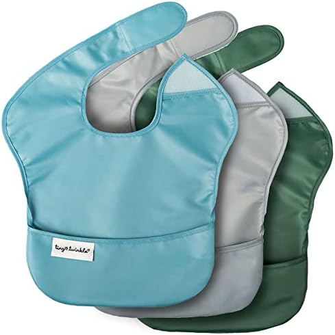 Tiny Twinkle Mess-Proof Baby Bibs by TinyTwinkle