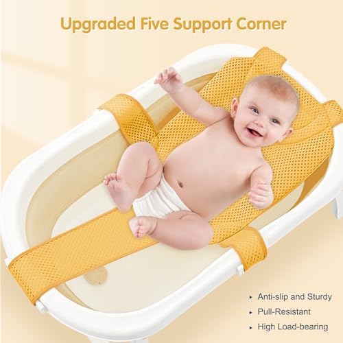 Colorlife Baby Bath Seat Support Net Infant Bathing Seat Support Mat, - Image 2