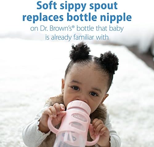 Dr. Brown's Wide-Neck Sippy Spout Bottle - Image 3