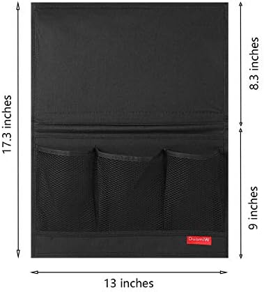 Bedside Caddy, Table Cabinet Storage Organizer, 4 Pockets - Image 2