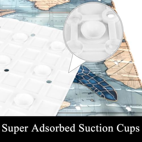 Non Slip Shower Mat Bathtub Mat 15.1x26.8 Inch, Quick Dry Bath Mat - Image 3