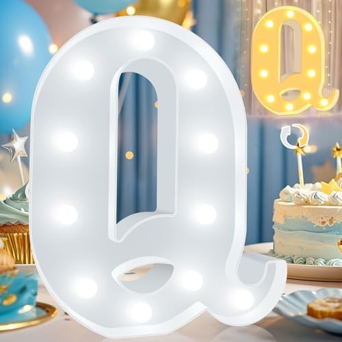 Pooqla LED Marquee Letter Lights, Warm White and Cool White Decorative Lighted by Pooqla